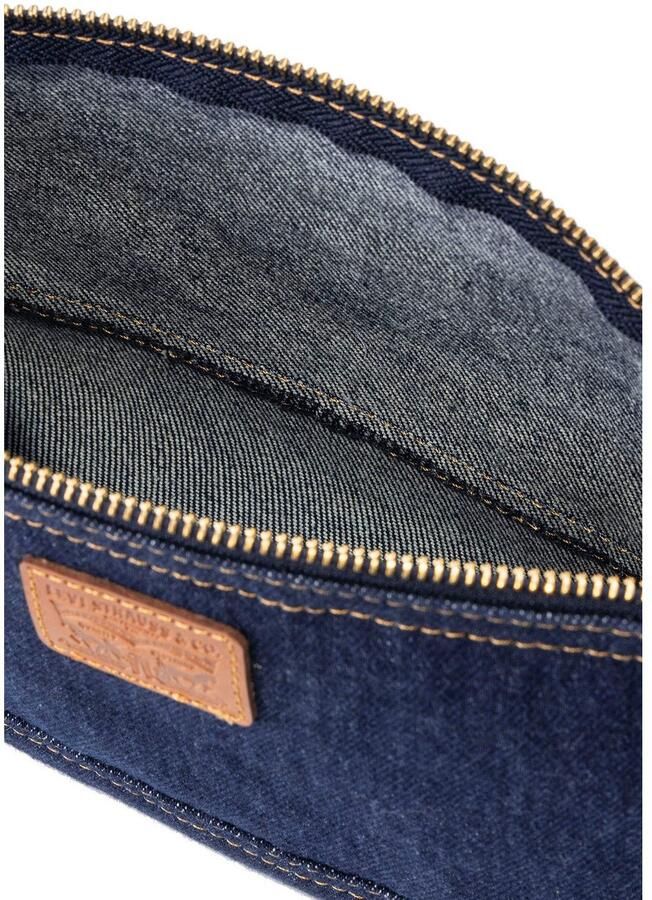 Levi's Handtas DENIM POUCH met geborduurd logo - Foto 2
