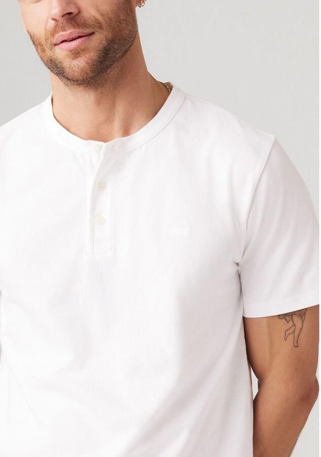 Levi's Henleyshirt met geborduurd logo - Foto 3