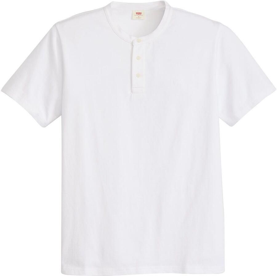 Levi's Henleyshirt met geborduurd logo