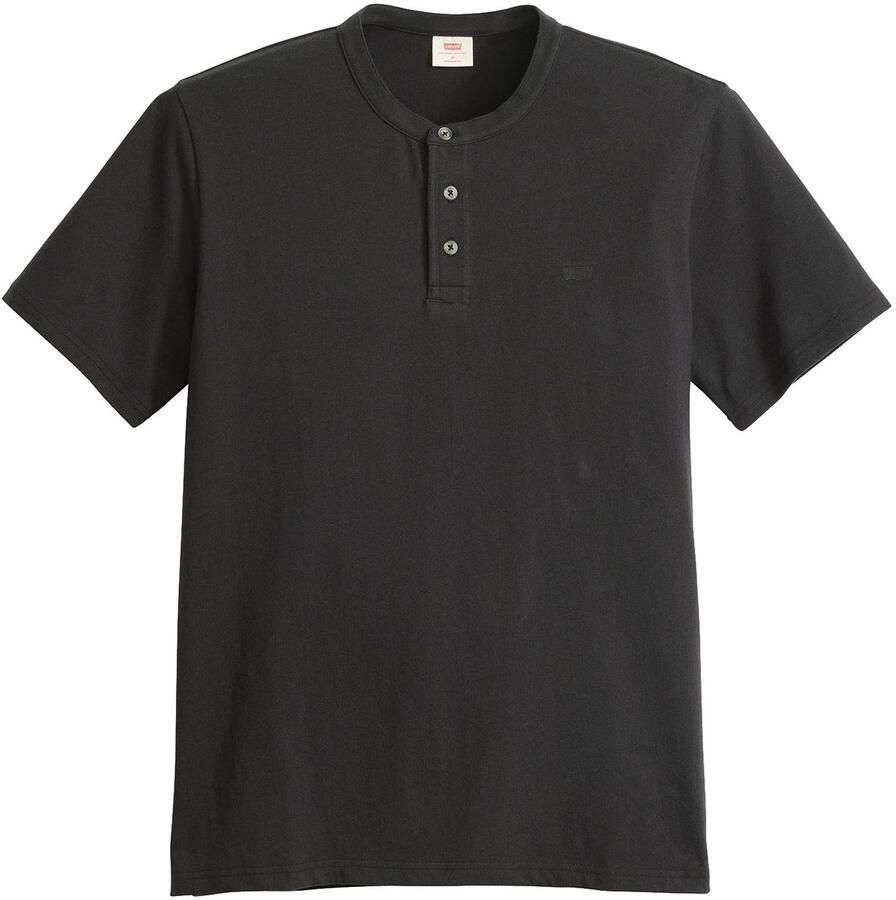 Levi's Henleyshirt met geborduurd logo