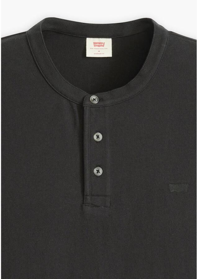 Levi's Henleyshirt met geborduurd logo - Foto 2