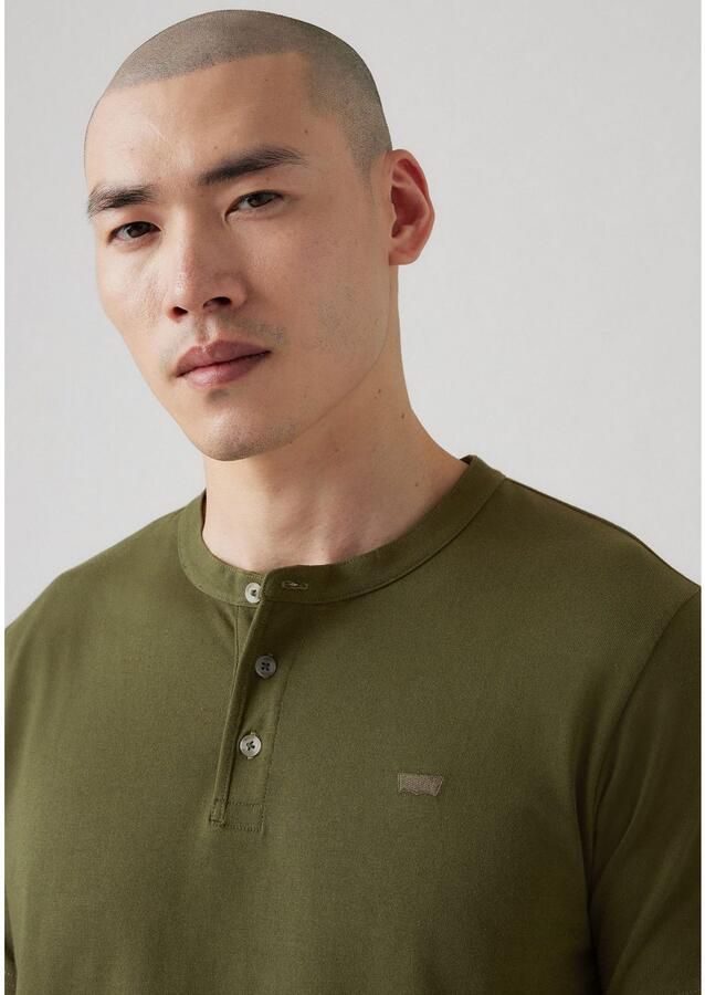 Levi's Henleyshirt met geborduurd logo - Foto 3