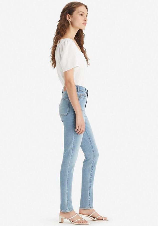 Levi's 312 high waist skinny jeans light blue denim - Foto 3