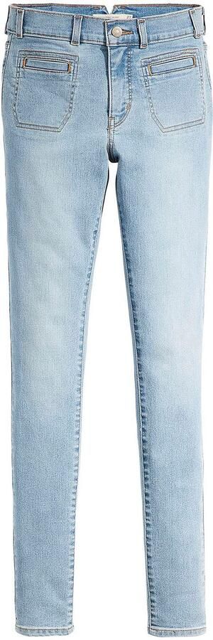 Levi's 312 high waist skinny jeans light blue denim - Foto 4