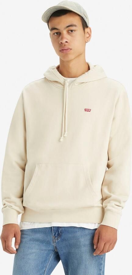 Levi's Essential Hoodie New Original Housemark Beige Heren - Foto 6