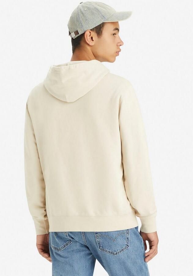Levi's Essential Hoodie New Original Housemark Beige Heren - Foto 5