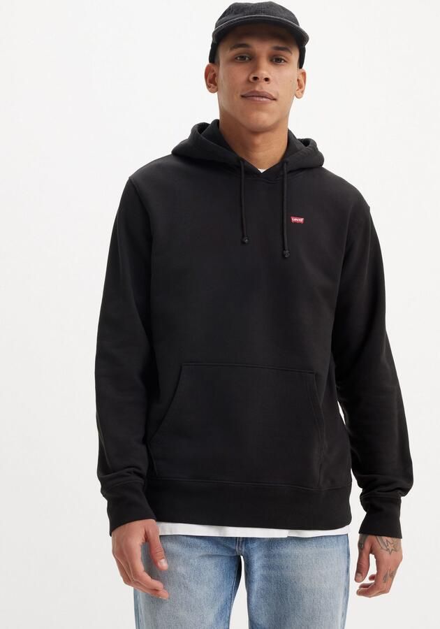 Levi's Hoodie Sweatshirt Klassiek Zacht Comfortabel Casual Black Heren - Foto 9