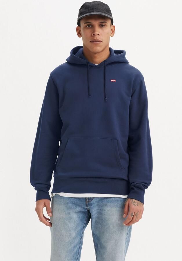 Levi's Blauwe Katoenen Trui Langemouw Ronde Hals Logo Sweatshirt Blue Heren - Foto 11