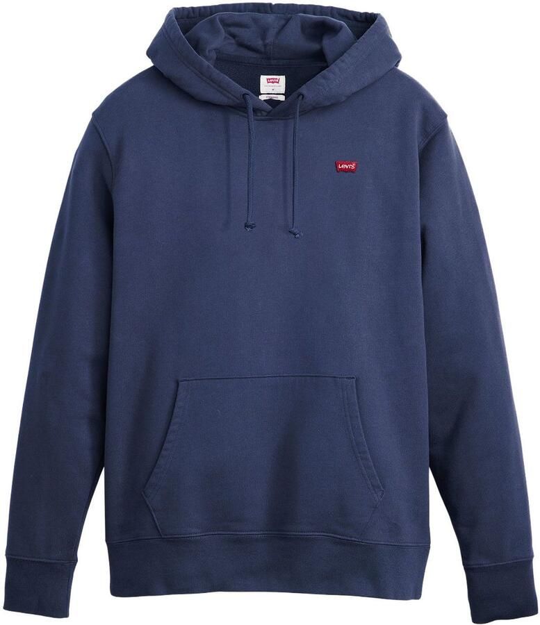Levi's Blauwe Katoenen Trui Langemouw Ronde Hals Logo Sweatshirt Blue Heren - Foto 2