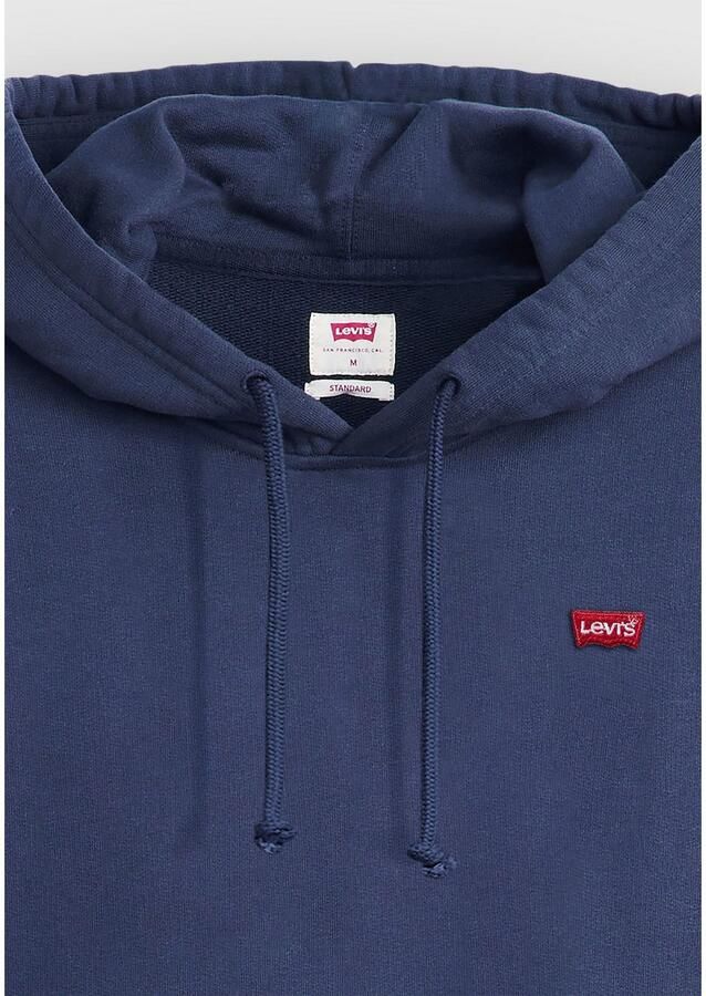 Levi's Blauwe Katoenen Trui Langemouw Ronde Hals Logo Sweatshirt Blue Heren - Foto 4