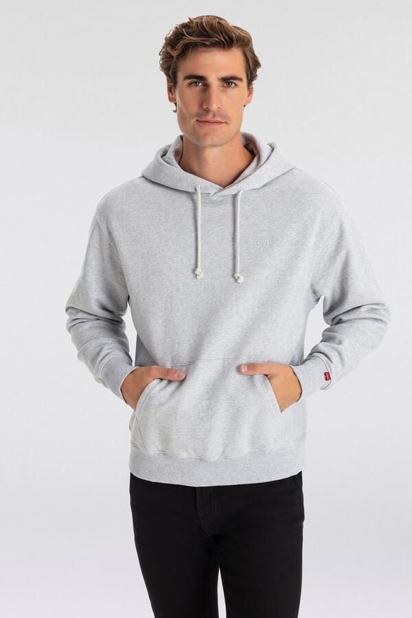 Levi's Hoodie THE AUTHENTIC HOODIE met kleine ton-sur-ton logo-borduursel op de borst - Foto 14