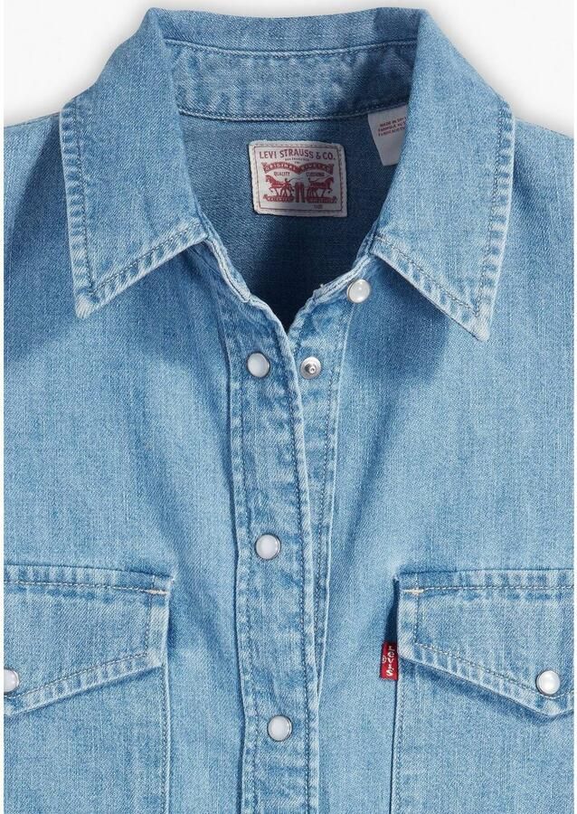 Levi's Jeans blouse ESSENTIAL WESTERN met borstzakken met drukknopen - Foto 3