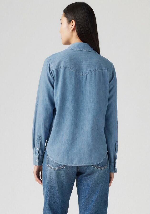 Levi's Jeans blouse ESSENTIAL WESTERN met borstzakken met drukknopen - Foto 8