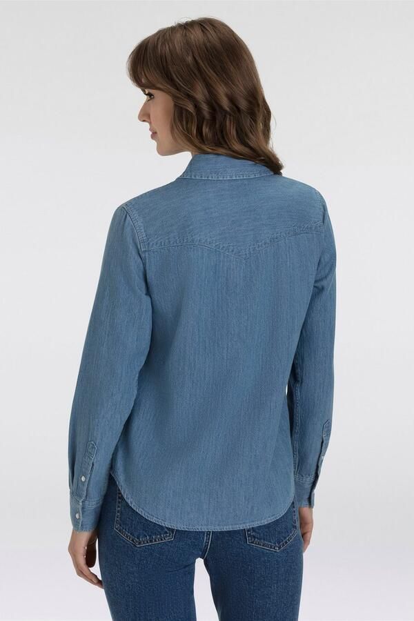 Levi's Jeans blouse ESSENTIAL WESTERN met borstzakken met drukknopen - Foto 11