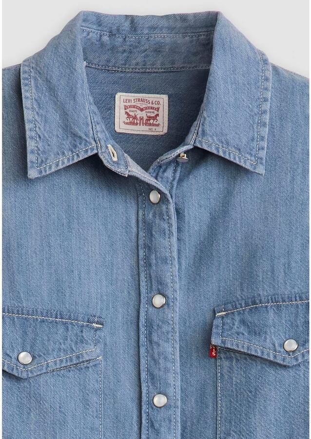 Levi's Jeans blouse ESSENTIAL WESTERN met borstzakken met drukknopen - Foto 6