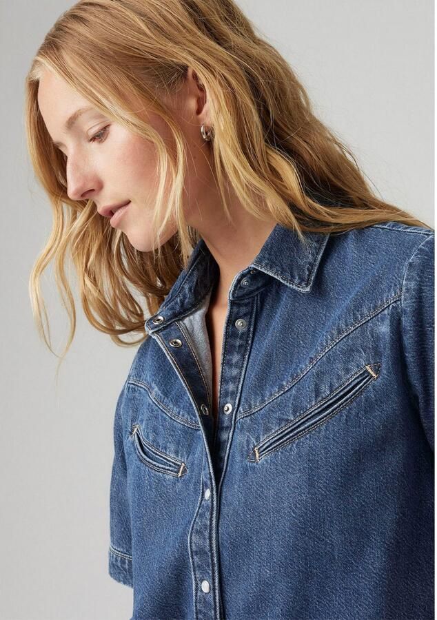 Levi's Jeans blouse RINOA kort met drukknopen - Foto 3
