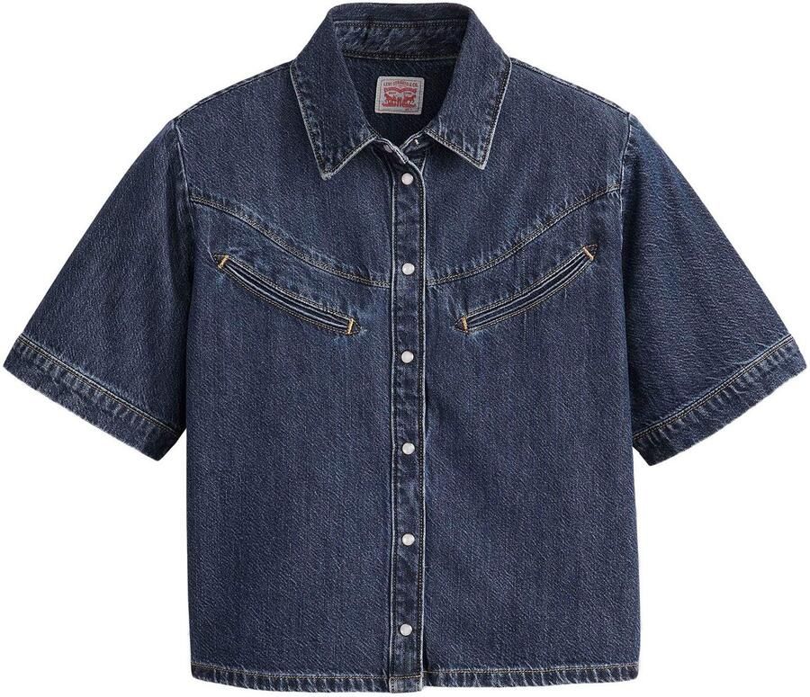 Levi's Jeans blouse RINOA kort met drukknopen