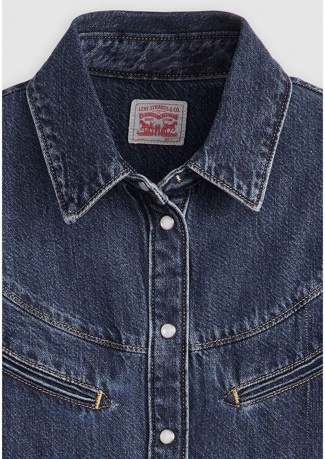 Levi's Jeans blouse RINOA kort met drukknopen - Foto 2