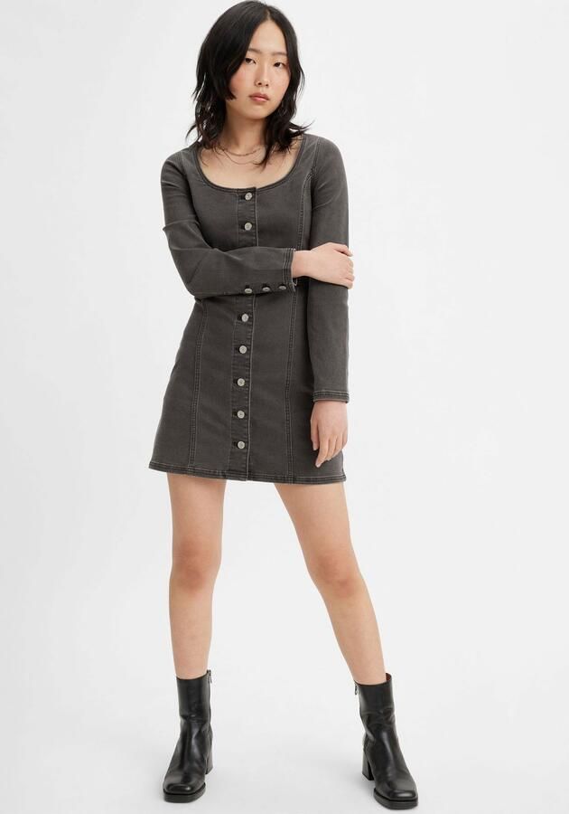 Levi's Jeansjurk met knoopsluiting model 'VEDA' - Foto 6
