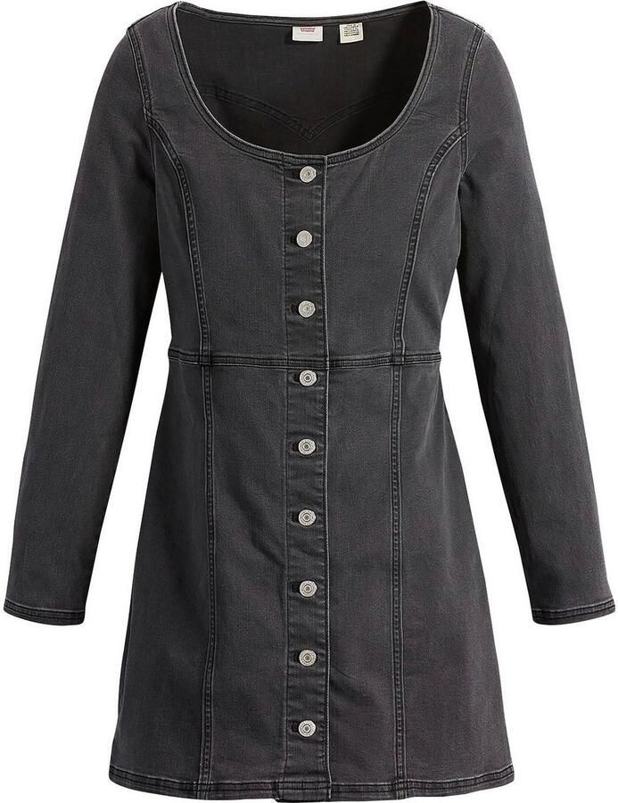 Levi's Jeansjurk met knoopsluiting model 'VEDA'