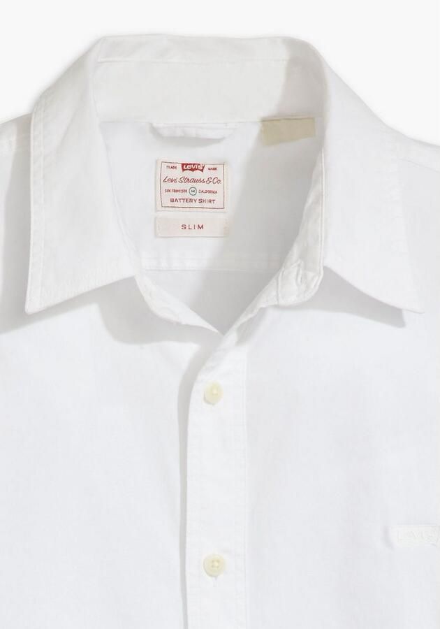 Levi's Overhemd Lange Mouw Levis 86625 0038 BATTERY SHIRT-WHITE - Foto 5