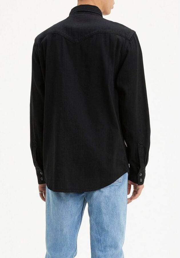 Levi's regular fit denim overhemd Barstow Western marble black - Foto 8