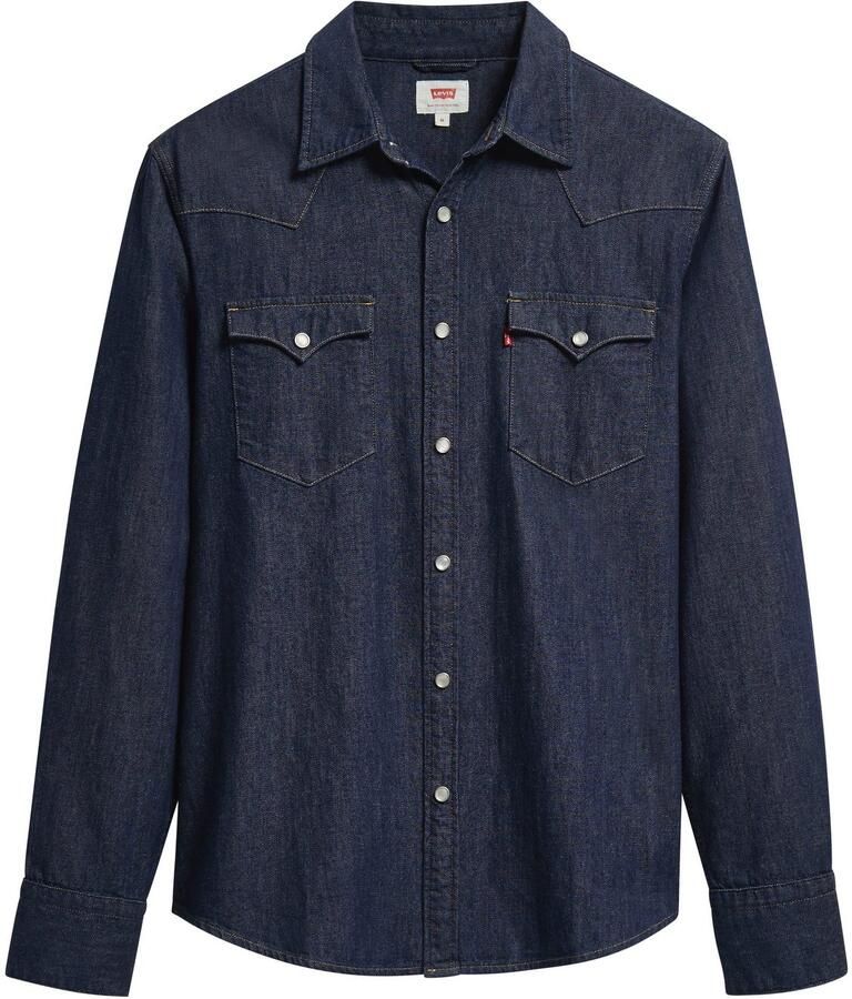 Levi's Barstow Western Standard RED Cast Rinse 85744-0000 Blauw Heren - Foto 4