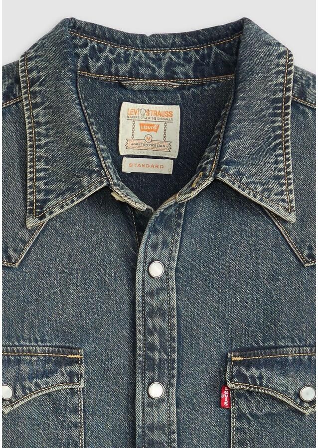 Levi's Regular fit jeansoverhemd met borstzakken en labeldetail - Foto 3