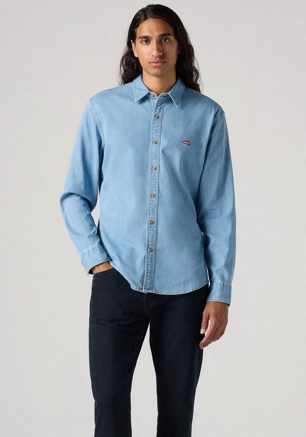 Levi's Jeans overhemd LS BATTERY HM SHIRT SLIM van onderhoudsvriendelijke katoenmix - Foto 2