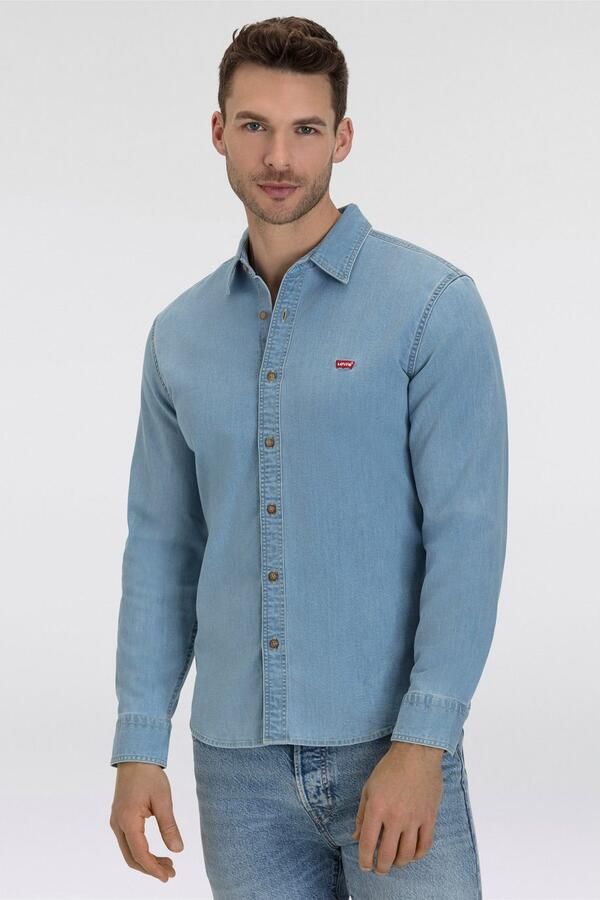 Levi's Jeans overhemd LS BATTERY HM SHIRT SLIM van onderhoudsvriendelijke katoenmix - Foto 5