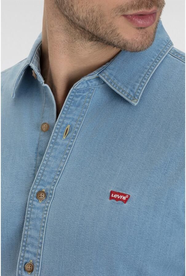 Levi's Jeans overhemd LS BATTERY HM SHIRT SLIM van onderhoudsvriendelijke katoenmix - Foto 4