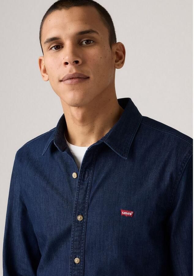 Levi's Jeans overhemd LS BATTERY HM SHIRT SLIM van onderhoudsvriendelijke katoenmix - Foto 4