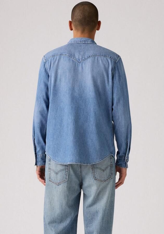 Levi's Regular fit jeansoverhemd met borstzakken en labeldetail - Foto 3