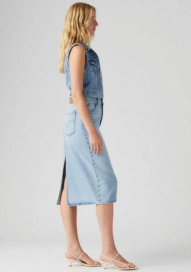 Levi's Rok Levis HR BACK SLIT SKIRT - Foto 4