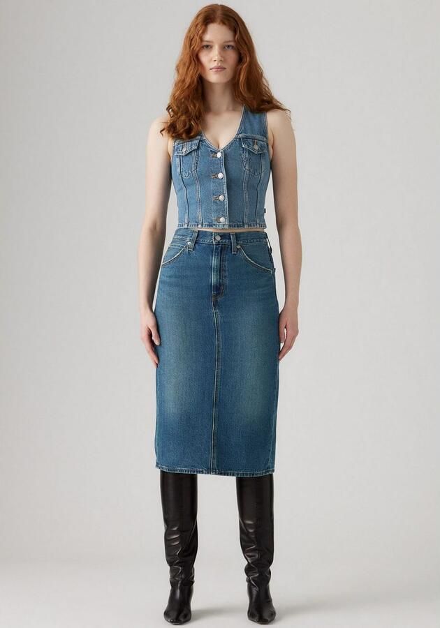 Levi's Jeans rok HR BACK SLIT SKIR - Foto 4