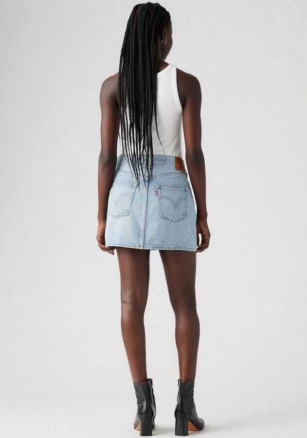 Levi's Jeans rok ICON SKIRT met glinsterende details aan de zijnaad - Foto 2