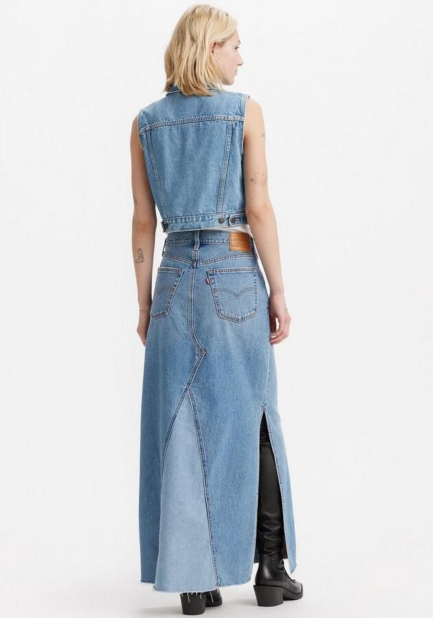 Levi's Jeans rok ICONIC LONG SKIRT in five-pocketsstijl - Foto 2
