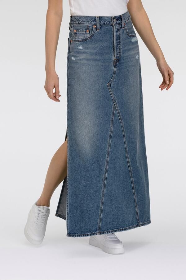 Levi's Jeans rok ICONIC LONG SKIRT in five-pocketsstijl - Foto 10