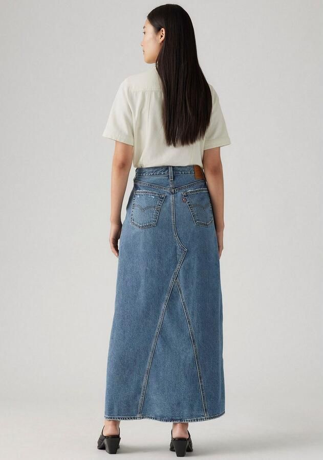 Levi's Jeans rok ICONIC LONG SKIRT in five-pocketsstijl - Foto 4