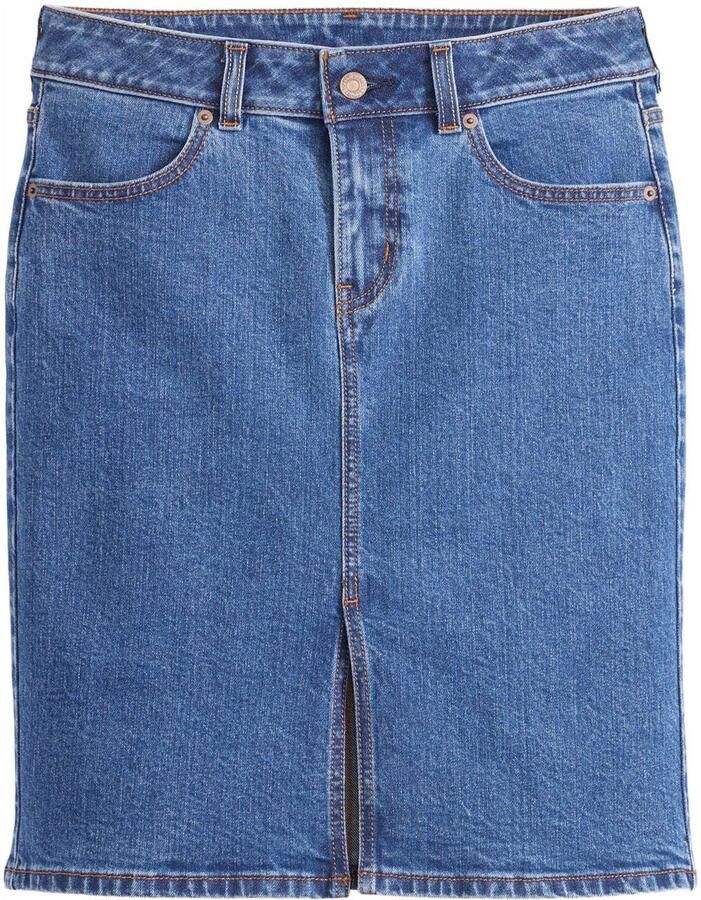 Levi's Jeans rok LOW MIDI SKIRT ME met splits voor meer bewegingsvrijheid