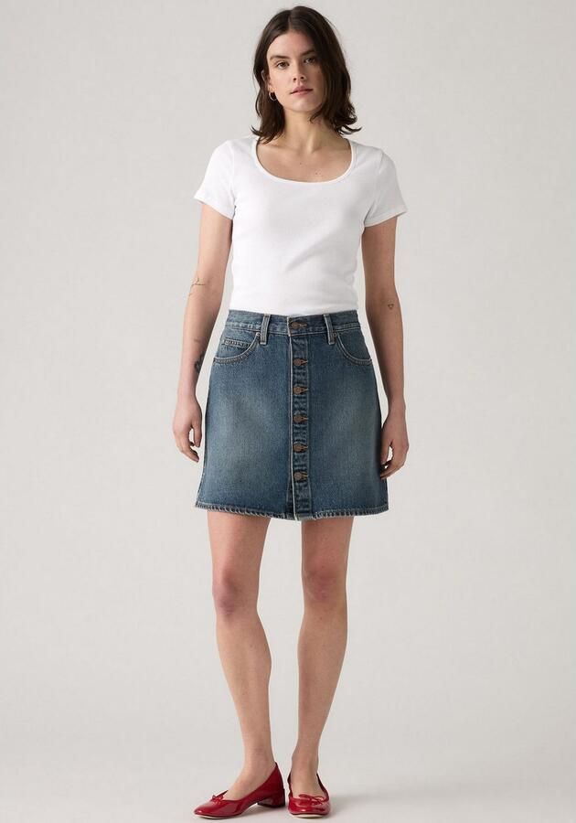Levi's Jeans rok RETRO BUTTON FRON - Foto 3