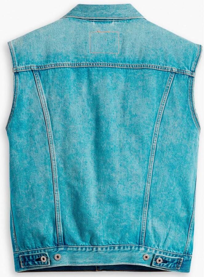 Levi's Blazer Levis A5789 0000 RELAXED TRUCKER VEST-KENTUCKY BLUE VEST