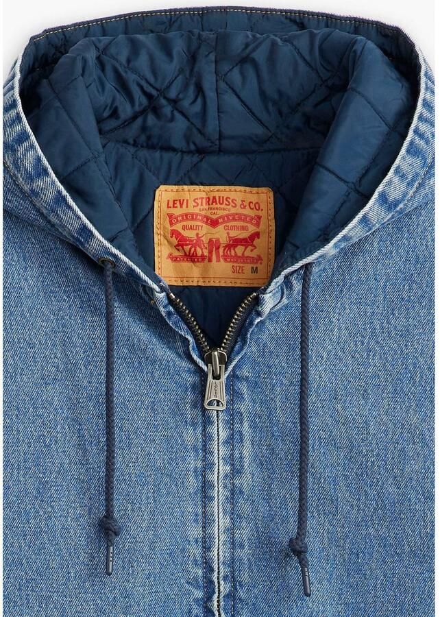 Levi's Jeansjack met een capuchon - Foto 2