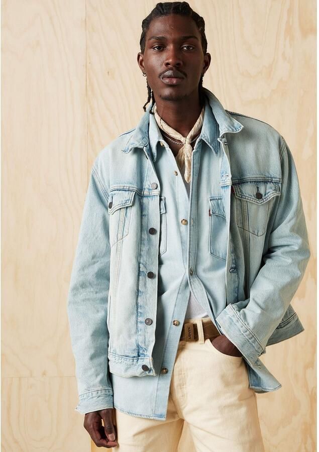 Levi's Jeansjack met paspelzakken op de borst model 'THE TRUCKER JACKET' - Foto 4