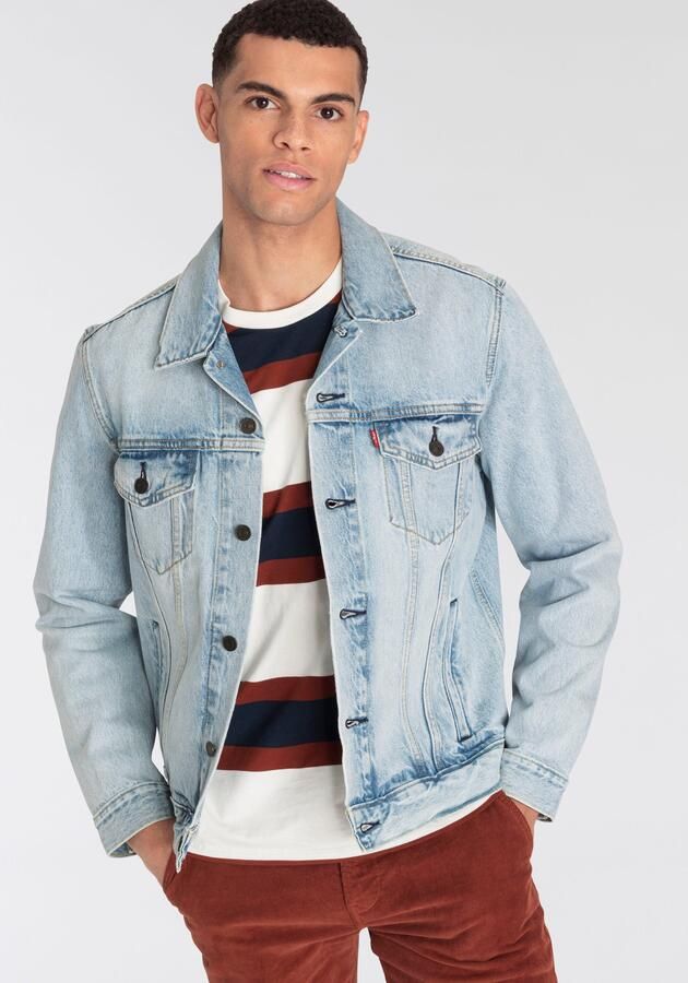 Levi's Jeansjack met paspelzakken op de borst model 'THE TRUCKER JACKET' - Foto 6