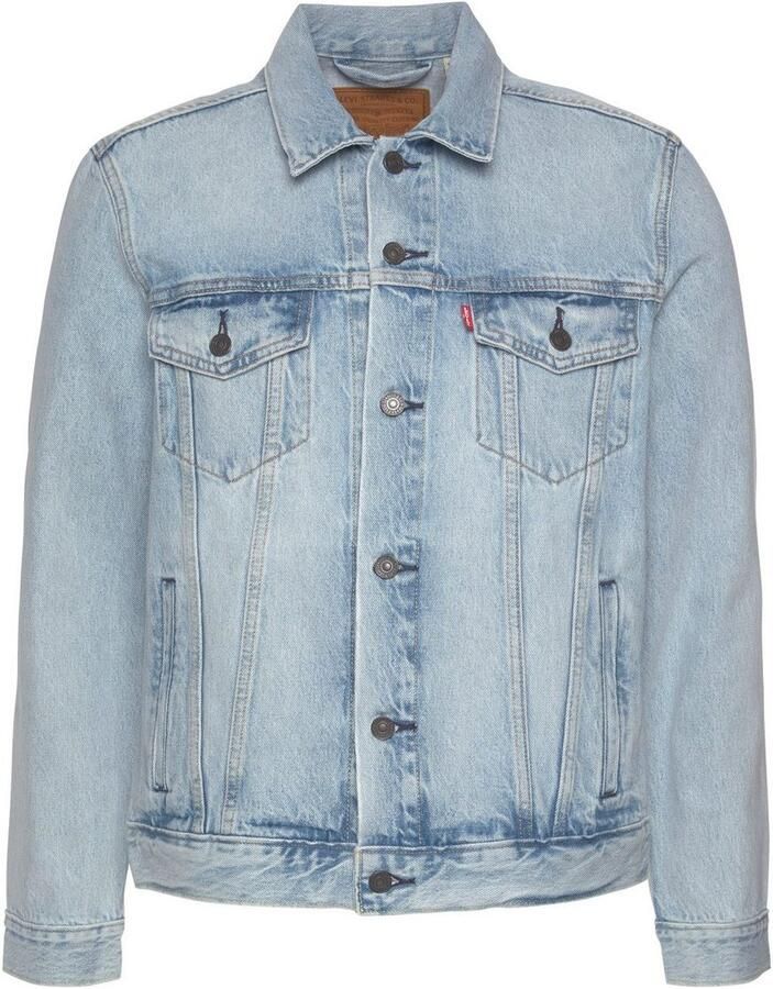 Levi's Jeansjack met paspelzakken op de borst model 'THE TRUCKER JACKET'