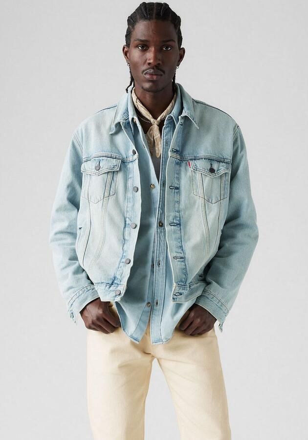 Levi's Jeansjack met paspelzakken op de borst model 'THE TRUCKER JACKET' - Foto 8