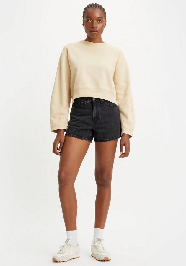 Levi's Zwarte Shorts voor Dames met Ritssluiting en Knoopsluiting Black Dames - Foto 6