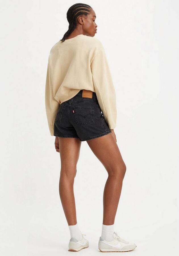 Levi's Zwarte Shorts voor Dames met Ritssluiting en Knoopsluiting Black Dames - Foto 8
