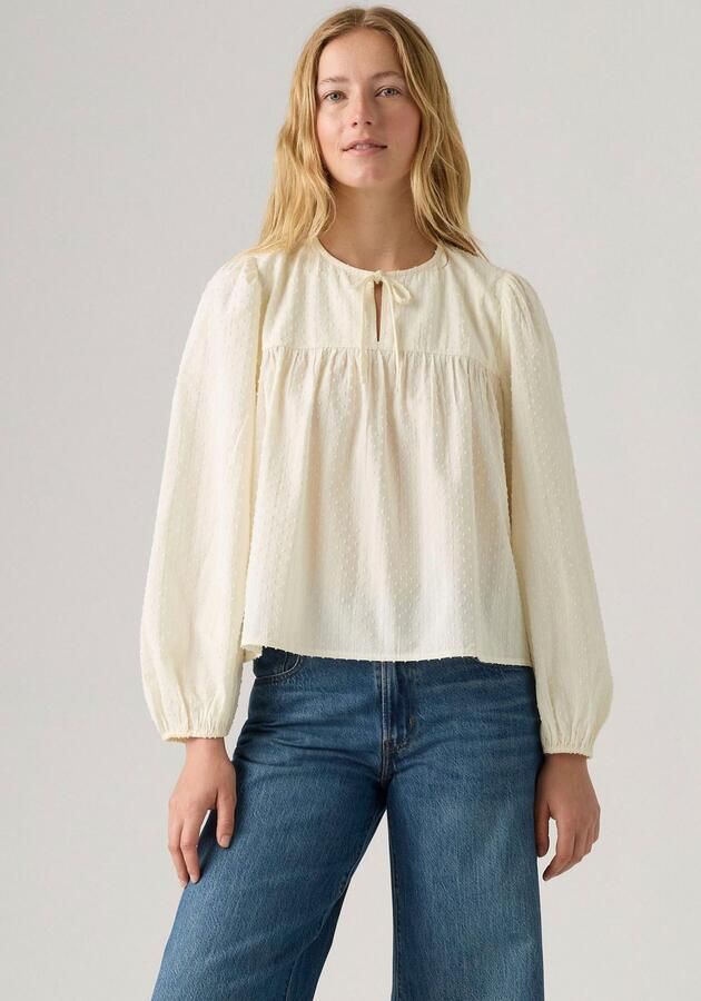 Levi's Klassieke blouse JOSEPHINE LS HOLI met elastische taille - Foto 9
